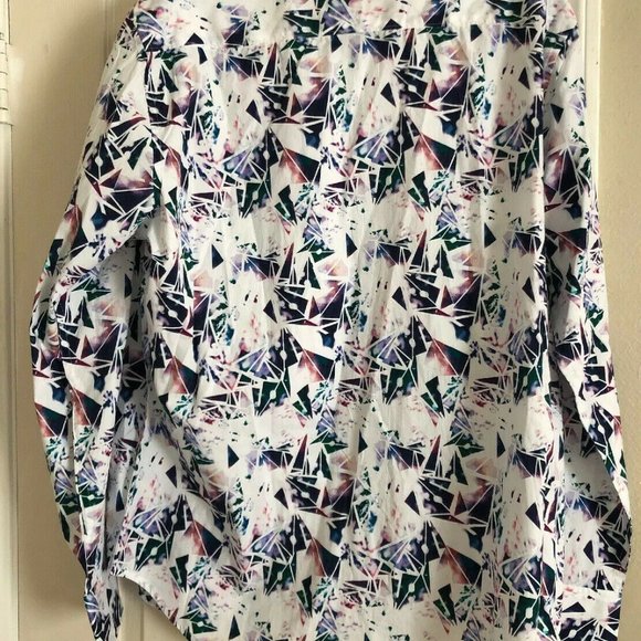 Robert Graham Paper Lanes Printed Sport Shirt Mens - Picture 9 of 12